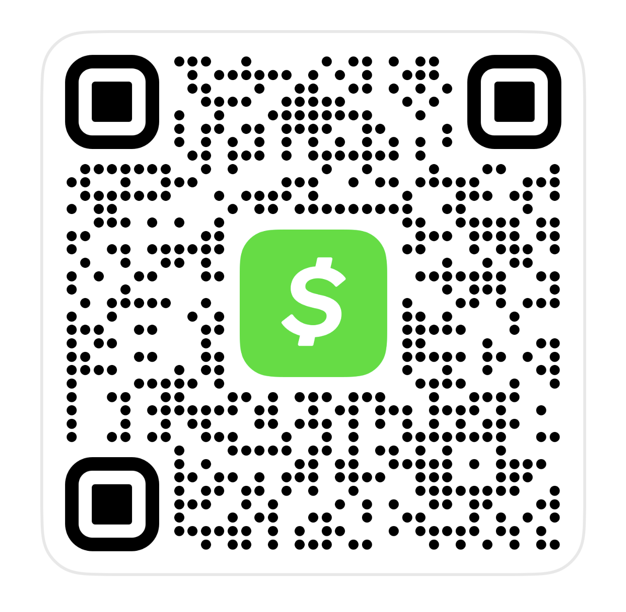 Cash App QR Code - $roadto3v3nationals